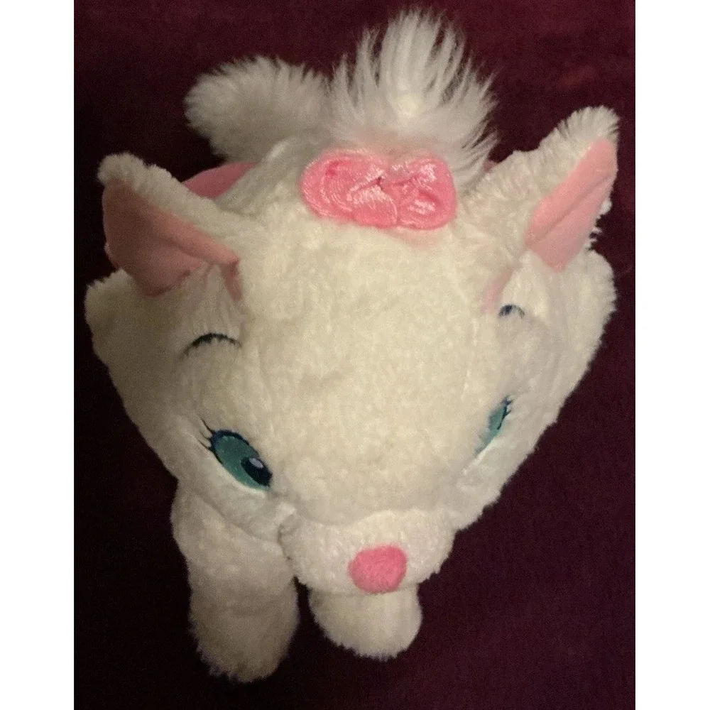 Disney Store Aristocats Marie Plush‎ White Cat Stuffed Animal Toy 12